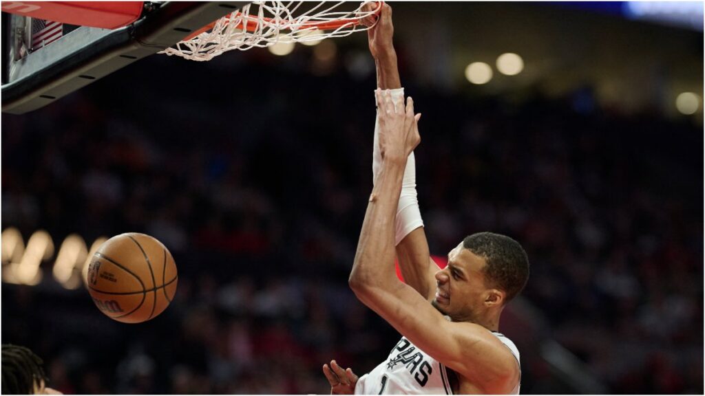 ¡Remontada brutal! Wembanyama regresa y Spurs aplastan a Blazers. IMAGN IMAGES via Reuters Connect