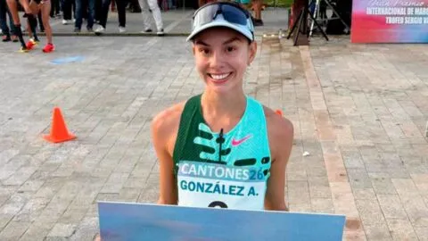 ¡Medalla de oro para México! Alegna González gana el Gran Premio Internacional de Marcha Cantones