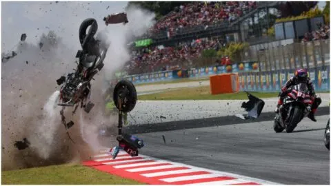 Así fue el brutal accidente de Álex Márquez en el MotoGP de Barcelona: ¿Cuál es su estado de salud?