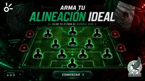 Arma tu alineación ideal de México para el Mundial 2026 con el simulador de Claro Sports