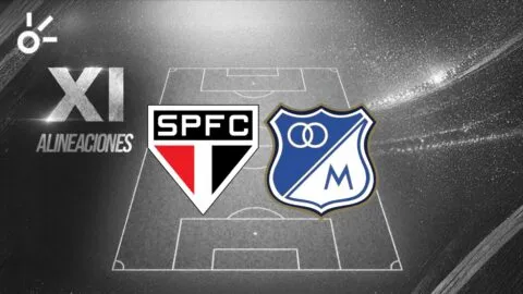 Posibles alineaciones del Sao Paulo vs Millonarios por la Copa Sudamericana 2026