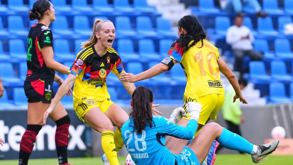 América Femenil sufre pero consigue el pase a las semifinales ante unas aguerridas Bravas