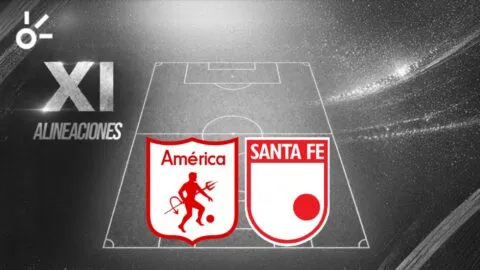 Posibles alineaciones del América vs Santa Fe por Liga BetPlay 2026-I