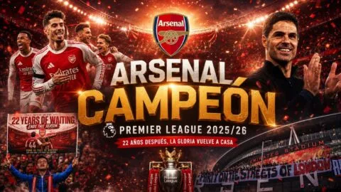 Arsenal se corona campeón de la Premier League tras 22 años