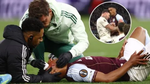 Del golpe a la gloria: Ollie Watkins empata el global tras un doloroso choque