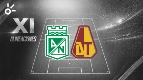 Posibles alineaciones del Atlético Nacional vs Deportes Tolima por la semifinal de la Liga BetPlay 2026-I