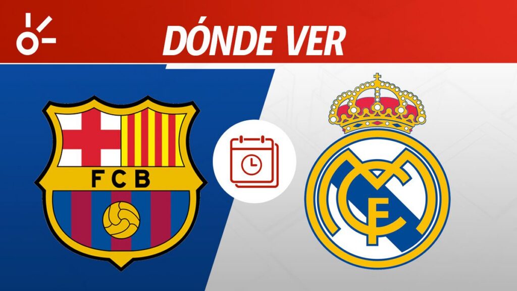 Barcelona y Real madrid se enfrentan en la jornada 35 de LaLiga
