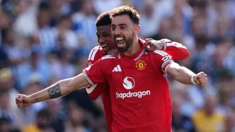 Bruno Fernandes rompe el récord de asistencias en una temporada de Premier League