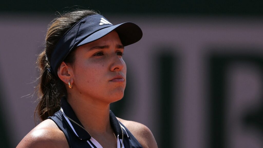 La colombiana Camila Osorio se despidió del Roland Garros