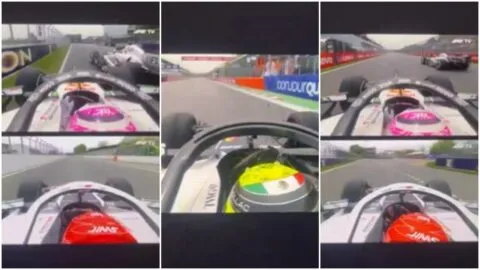 Así fue el roce entre Checo Pérez y Lawson que le costó la penalización al mexicano en Canadá