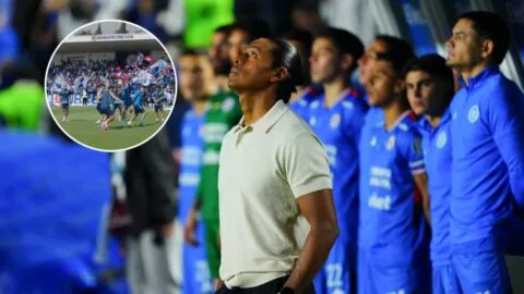 Entre cánticos y festejos: así fue el banderazo de la afición al Cruz Azul antes de la final
