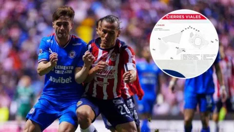 Cruz Azul vs Chivas en el Azteca, semifinal Liga MX: accesos y cierres viales para la ida del Clausura 2026