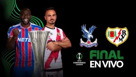 Crystal Palace vs Rayo Vallecano en vivo la final de Conference League 2026: transmisión, goles y resultado al momento