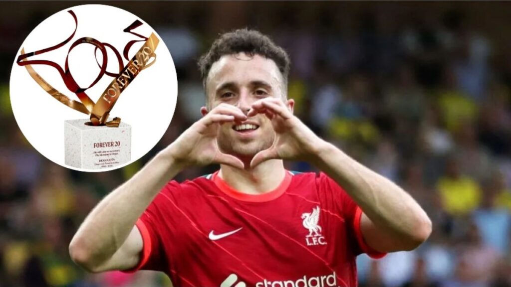 Diogo Jota, memorial en Anfield