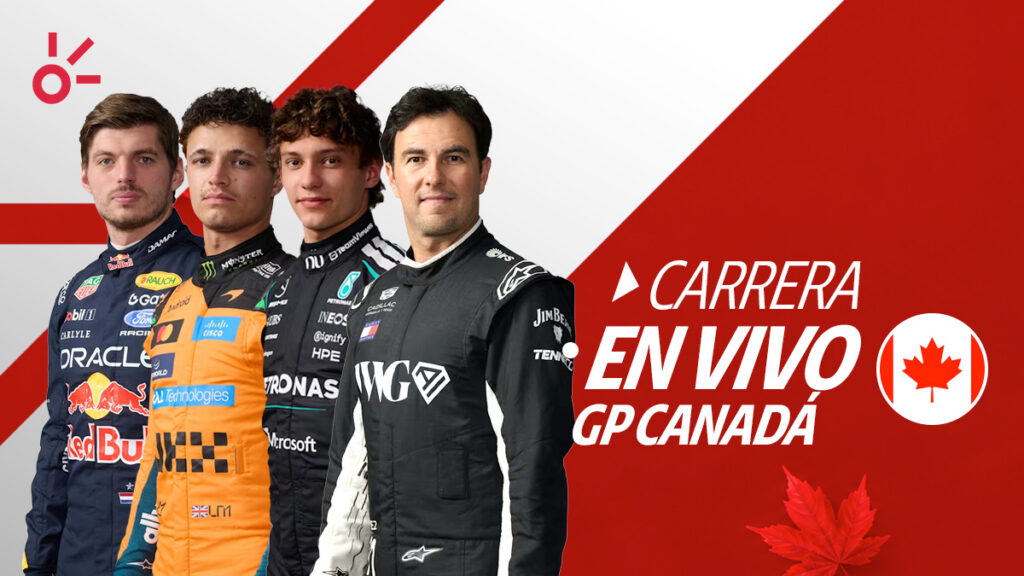 Sigue el minuto a minuto de la carrera del Gran Premio de Canadá, donde el piloto mexicano de Cadillac busca sumar sus primeros puntos con su nuevo equipo