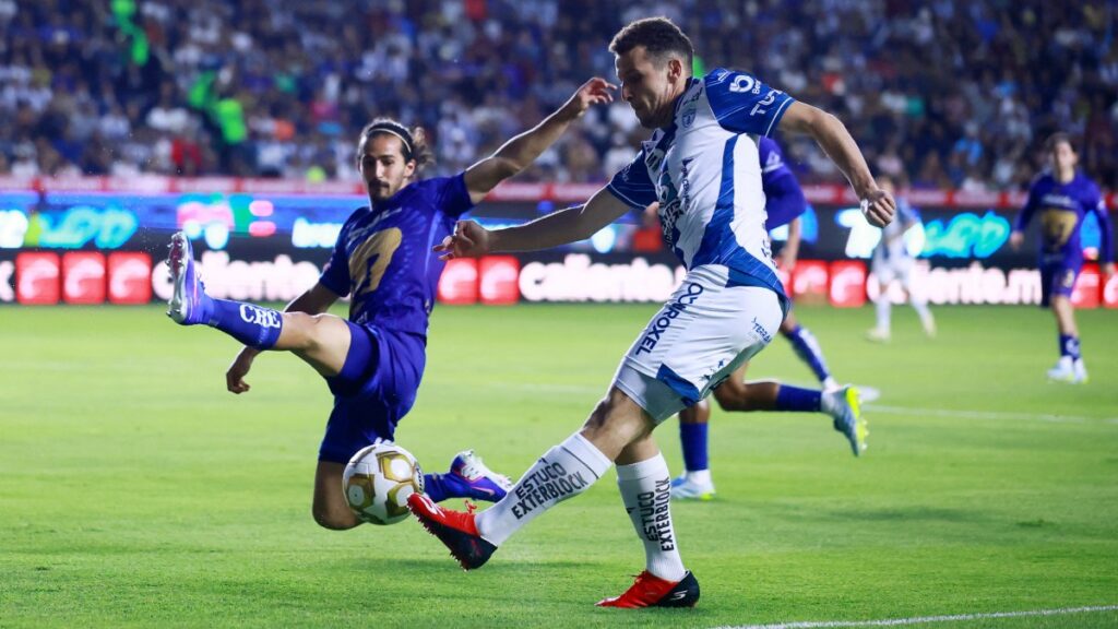 Partido muy cerrado entre Pachuca y Pumas