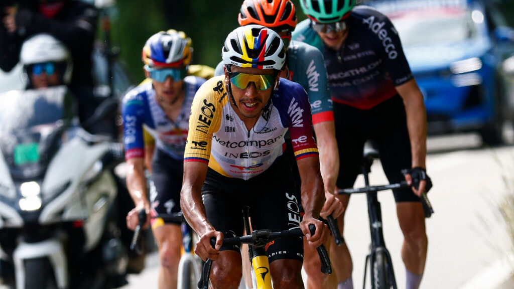 Egan Bernal, en el Giro de Italia 2026. - Luca Bettini, AFP.