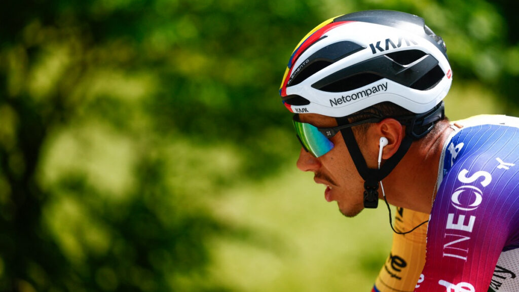 Egan Bernal, en el Giro de Italia 2026. - Luca Bettini, AFP.