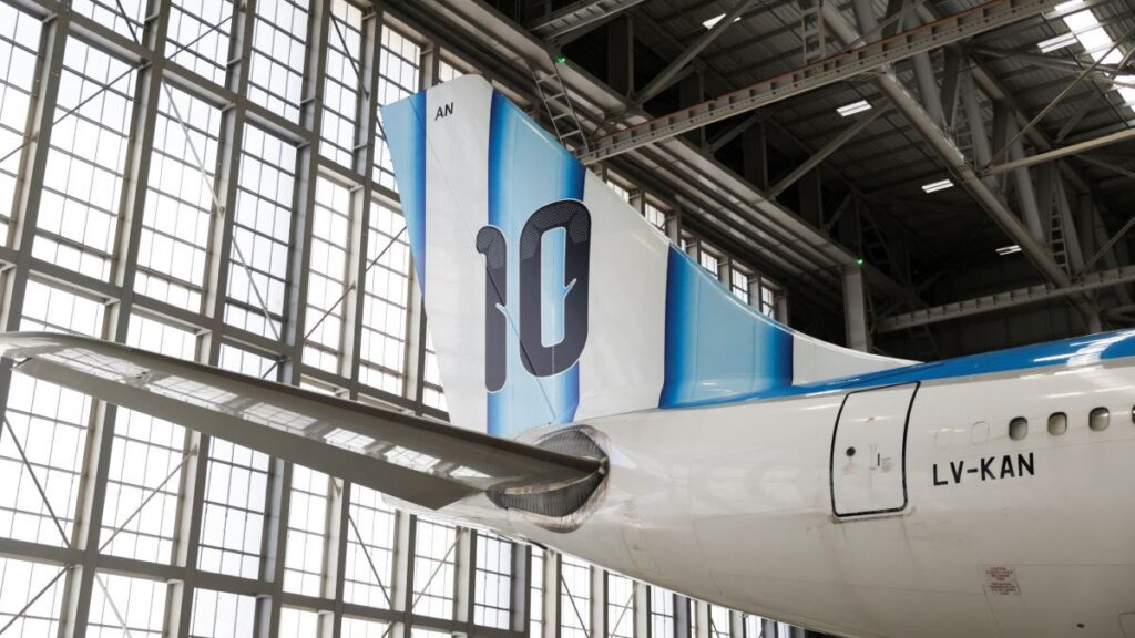 El avión más argentino del mundo: Así es la aeronave de la albiceleste para el Mundial 2026