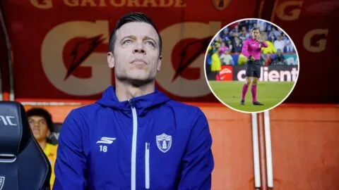 Esteban Solari tras la expulsión a Bauermann: “Si el VAR decidió que era roja, bueno, habrá sido roja”
