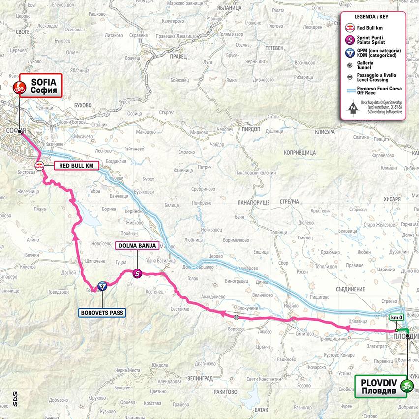 Recorrido de la etapa 3 del Giro de Italia 2026