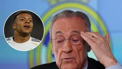 Florentino Pérez respalda a Mbappé y responde a las críticas: “Es el mejor jugador que tiene el Real Madrid”