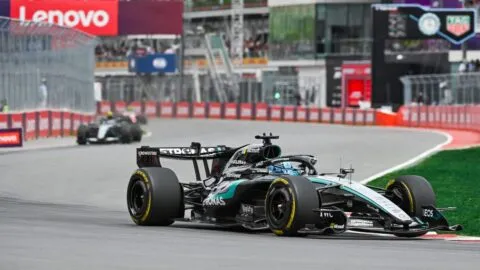 Checo Pérez saldrá en el lugar 20 del GP de Canadá; George Russell se lleva la pole position