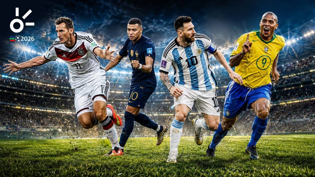 ¿Quiénes son los máximos goleadores en la historia de los Mundiales?
