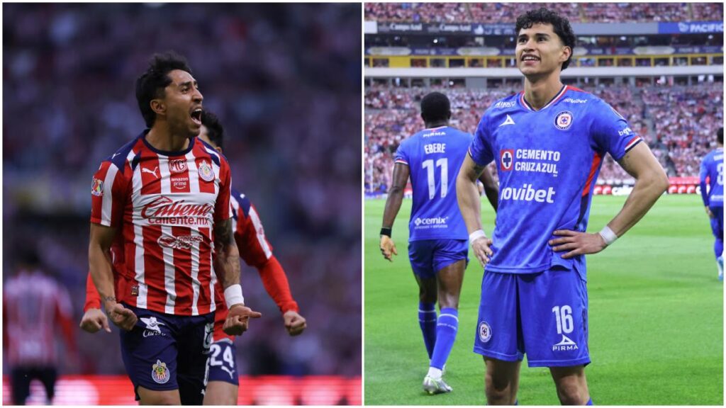 Chivas y Cruz Azul intercambian goles vertiginosos. Imago 7