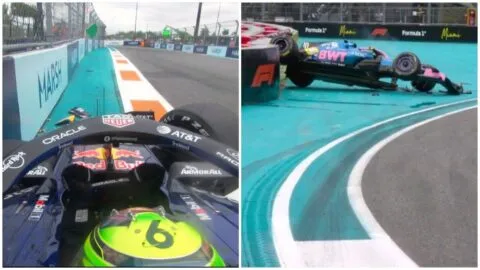 Gasly y Hadjar desatan el caos en Miami con dos accidentes simultáneos