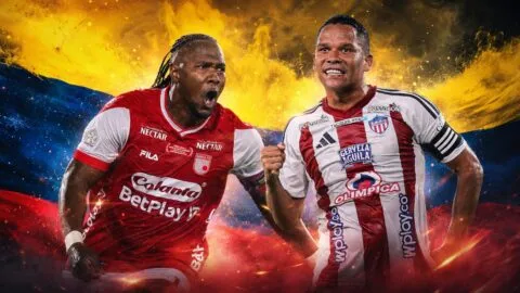 Santa Fe vs Junior: el duelo de los "tercos del gol" en semifinales de la Liga BetPlay
