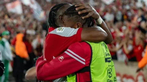 De tal palo, tal astilla: Hugo Rodallega se luce y guía a Santa Fe en la Copa Imposible