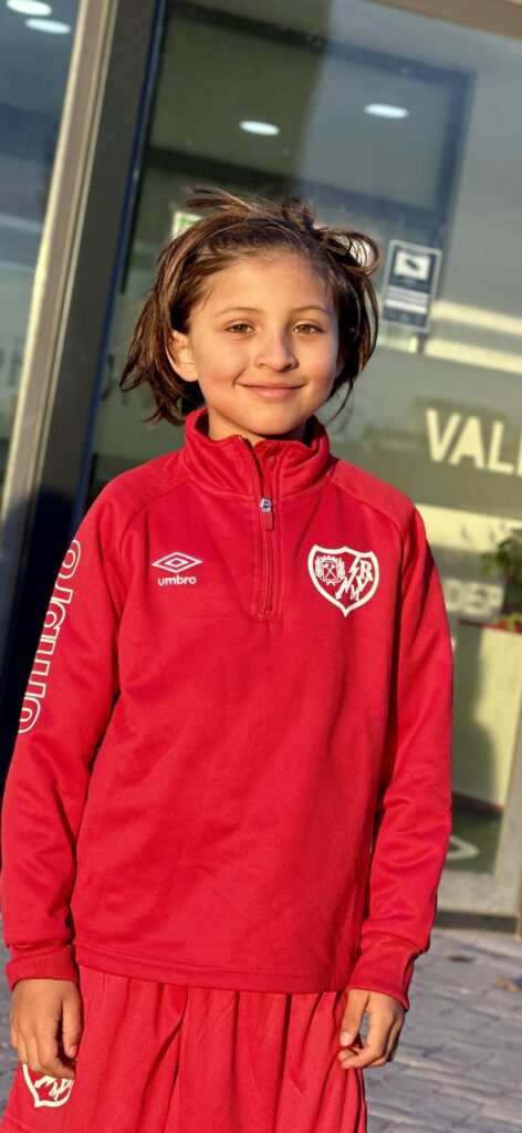 Christopher en visorias del Rayo Vallecano