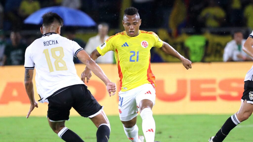Jáminton Campaz con la Selección Colombia