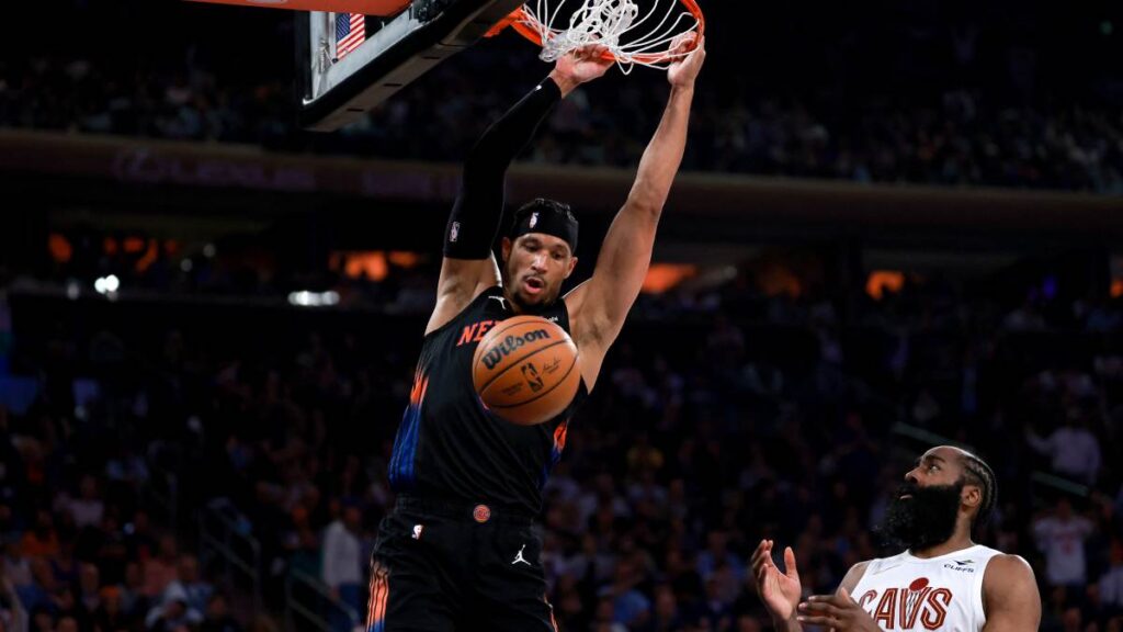 Josh Hart durante el Juego 2 entre New York  Knicks y Cleveland Cavaliers
