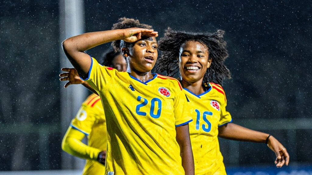 Jugadoras de la Selección Colombia Femenina sub 17