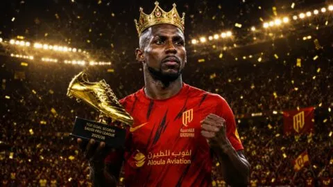 Julián Quiñones firma hat-trick y es campeón de goleo de la Liga Profesional Saudí