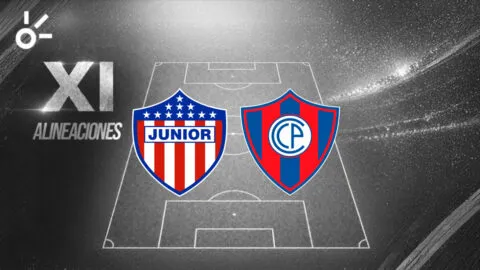 Posibles alineaciones de Junior vs Cerro Porteño por la Copa Libertadores 2026