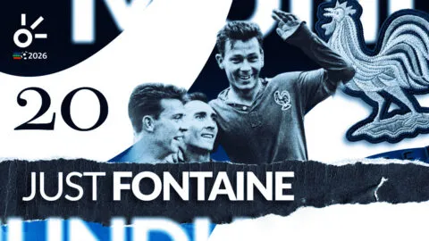 El récord imposible del Mundial: los 13 goles de Just Fontaine en Suecia 1958
