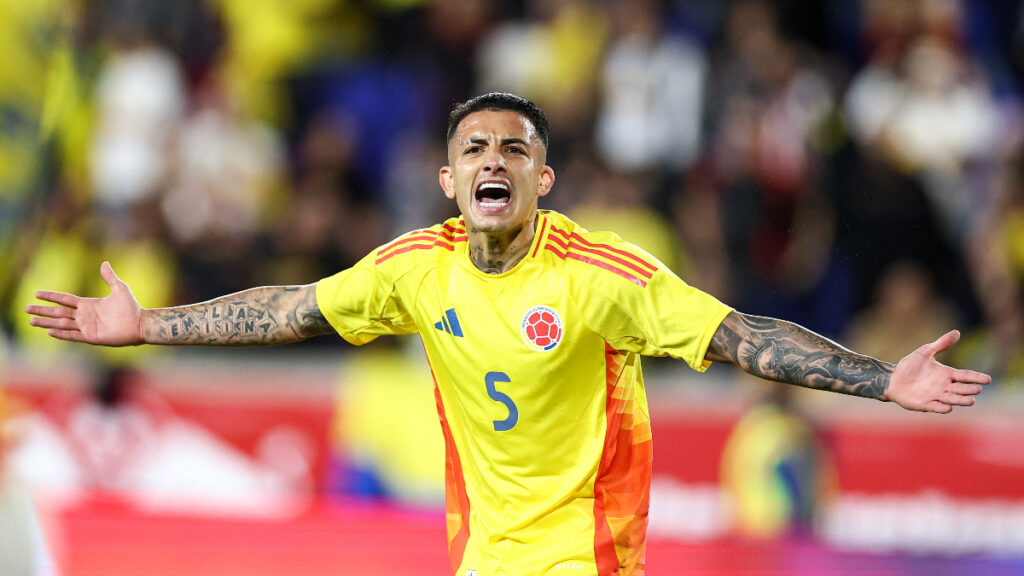 Kevin Castaño, con la Selección Colombia. - Charly Triballeau, AFP.
