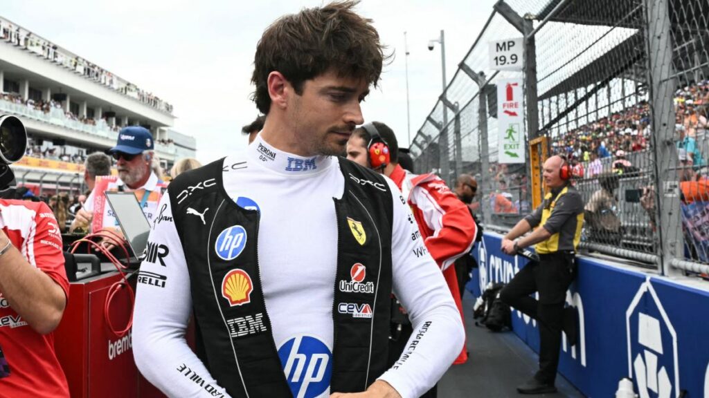 Charles Leclerc recibe dura sanción en el GP de Miami y Franco Colapinto gana una posición