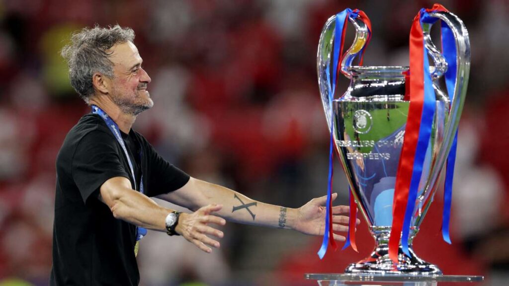 Luis Enrique gana su tercera Champions y segunda con el PSG