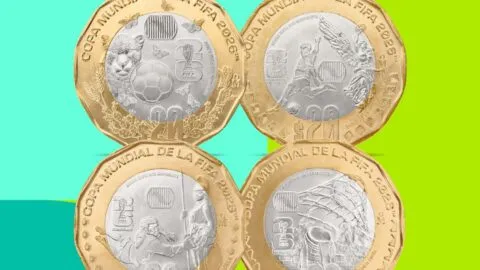 Banco de México pone en circulación las monedas conmemorativas del Mundial 2026, conoce cómo son y de cuánto