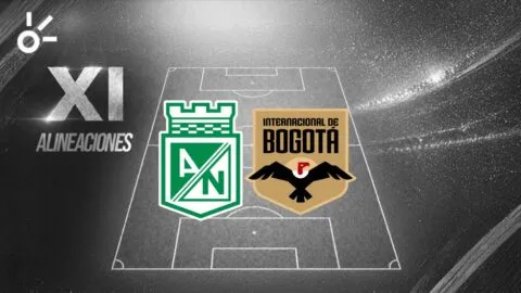 Posibles alineaciones de Atlético Nacional vs Inter de Bogotá por la Liga BetPlay 2026-I