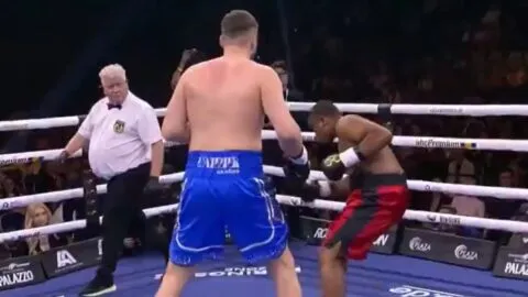 ¡En segundos! El espectacular nocaut de Viktor Jurk sobre Edwin Castillo