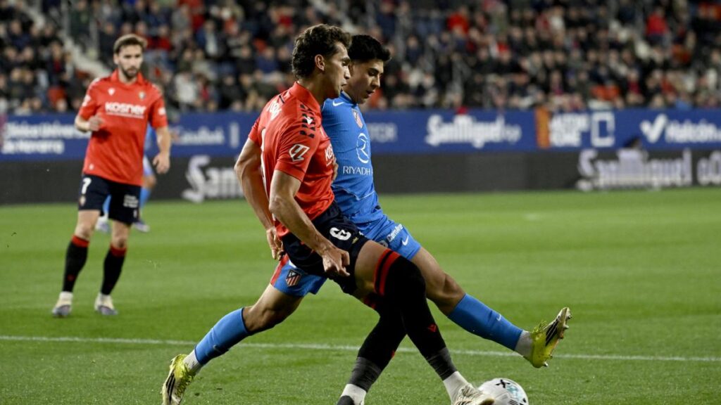 Obed Vargas juega los 90 minutos y el Atlético sobrevive ante Osasuna