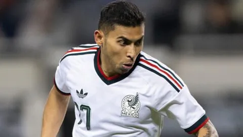 Orbelín Pineda se concentra con la selección mexicana y llega para el partido ante Ghana