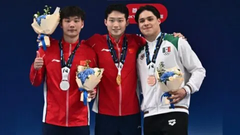Osmar Olvera, bronce en el trampolín 3m individual tras una gran reacción en la Súper Final de clavados