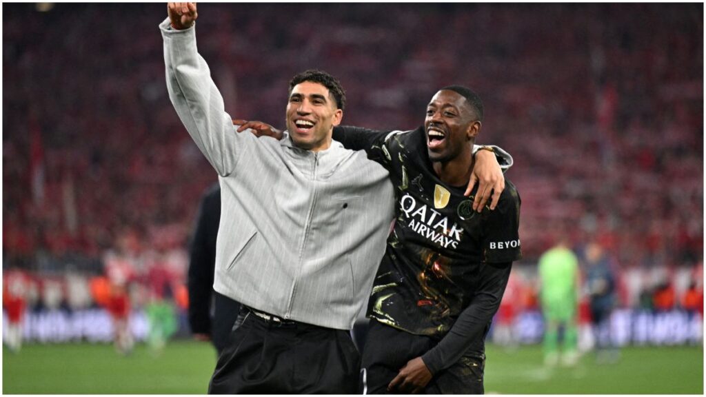 Ousmane Dembélé y Achraf Hakimi regresan al PSG previo a la final de Champions League | Reuters