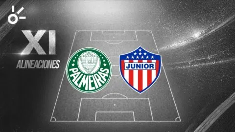 Posibles alineaciones de Palmeiras vs Junior por Copa Libertadores